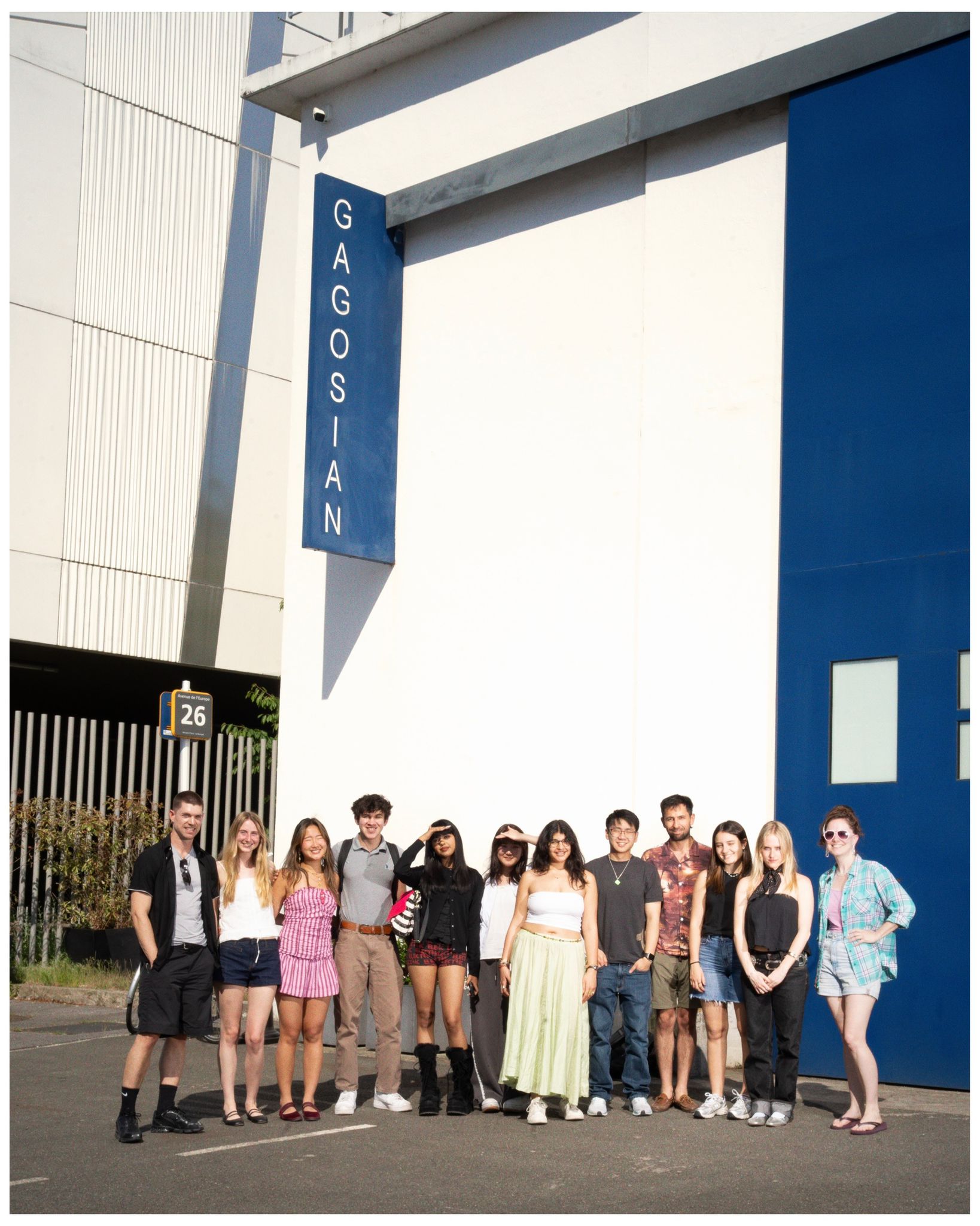 John standing with the Global Neuroscience group outside of a research institute in Paris