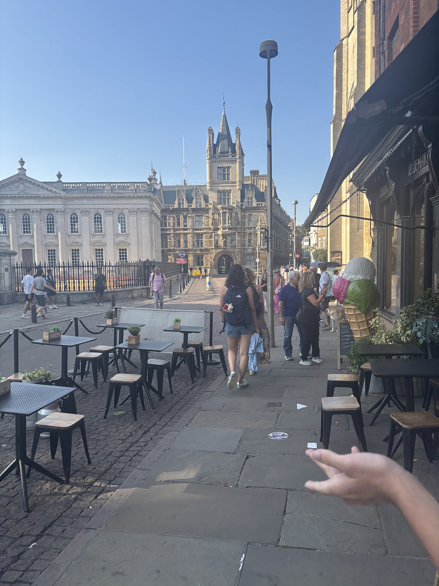A small street near Cambridge