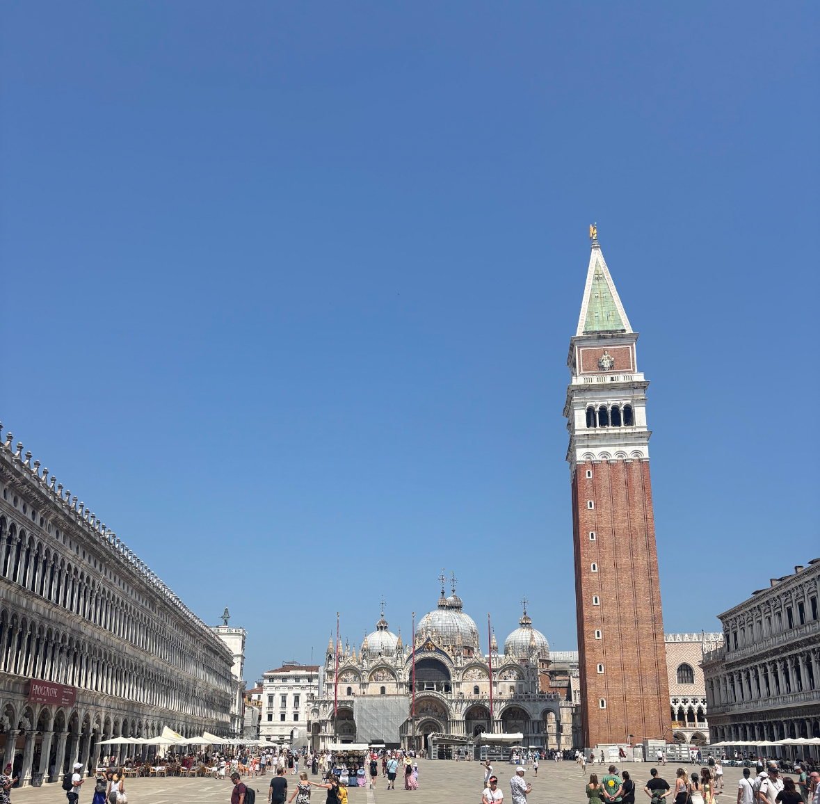 The main square in Venice called Piazza San Marco