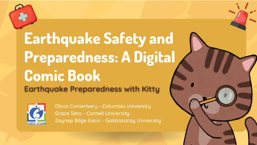 Kitty Earthquake Safety Comic