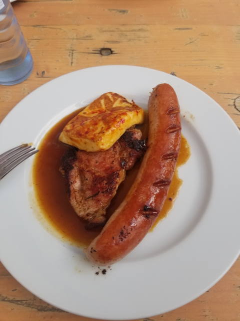 A sasuage dinner in Berlin