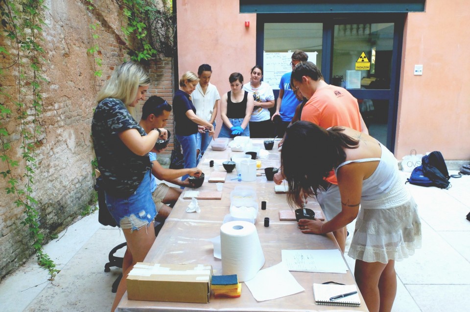 Venice_Summer 2017_Conservation_Mortar Mixing