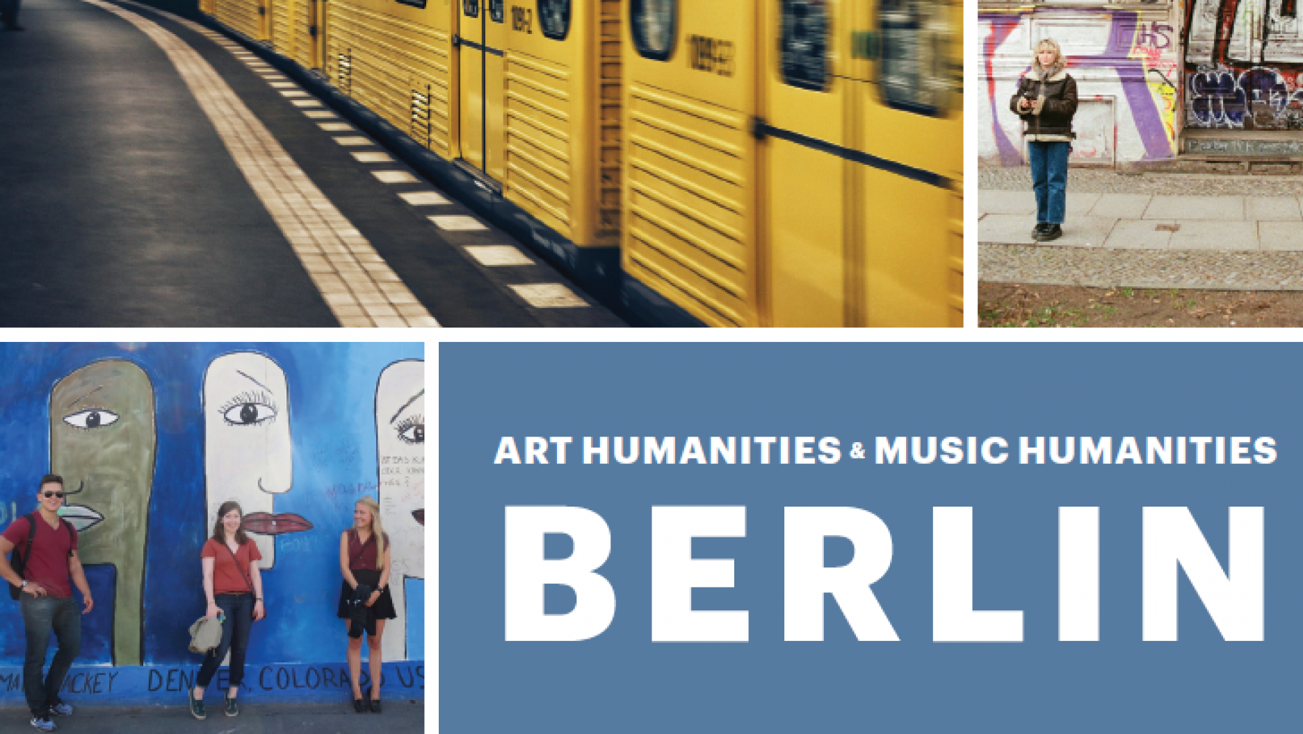 Berlin Core brochure cover page with images of students in Berlin