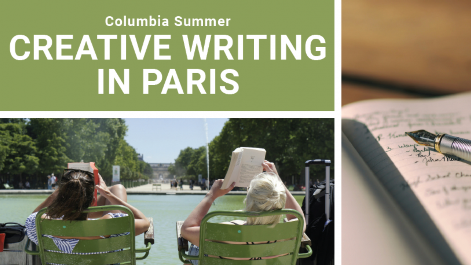 Graphic for Creative Writing flyer