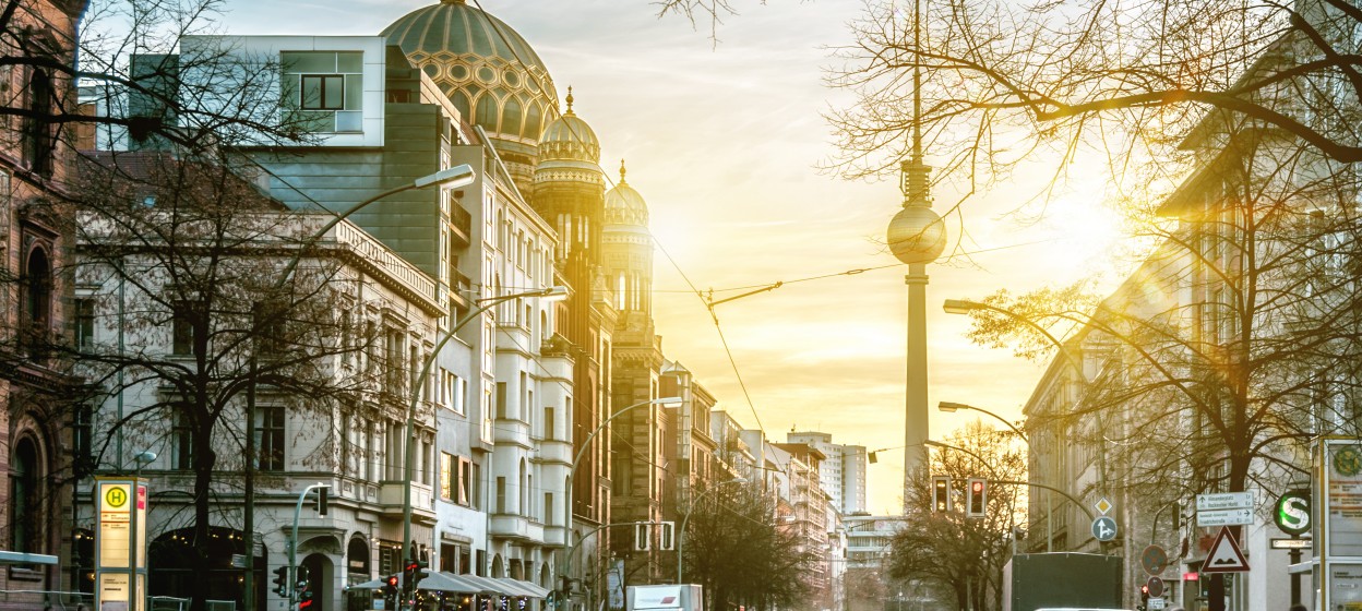 Berlin Sunrise looking at Fernsehturm