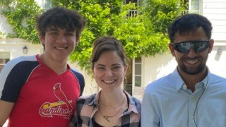 Alex with the friends he made on the Global Neuroscience program