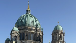 Green topped buildings in Berlin