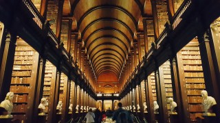 Inside the Old Library in Dublin near Trinity College Dublin